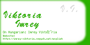 viktoria imrey business card